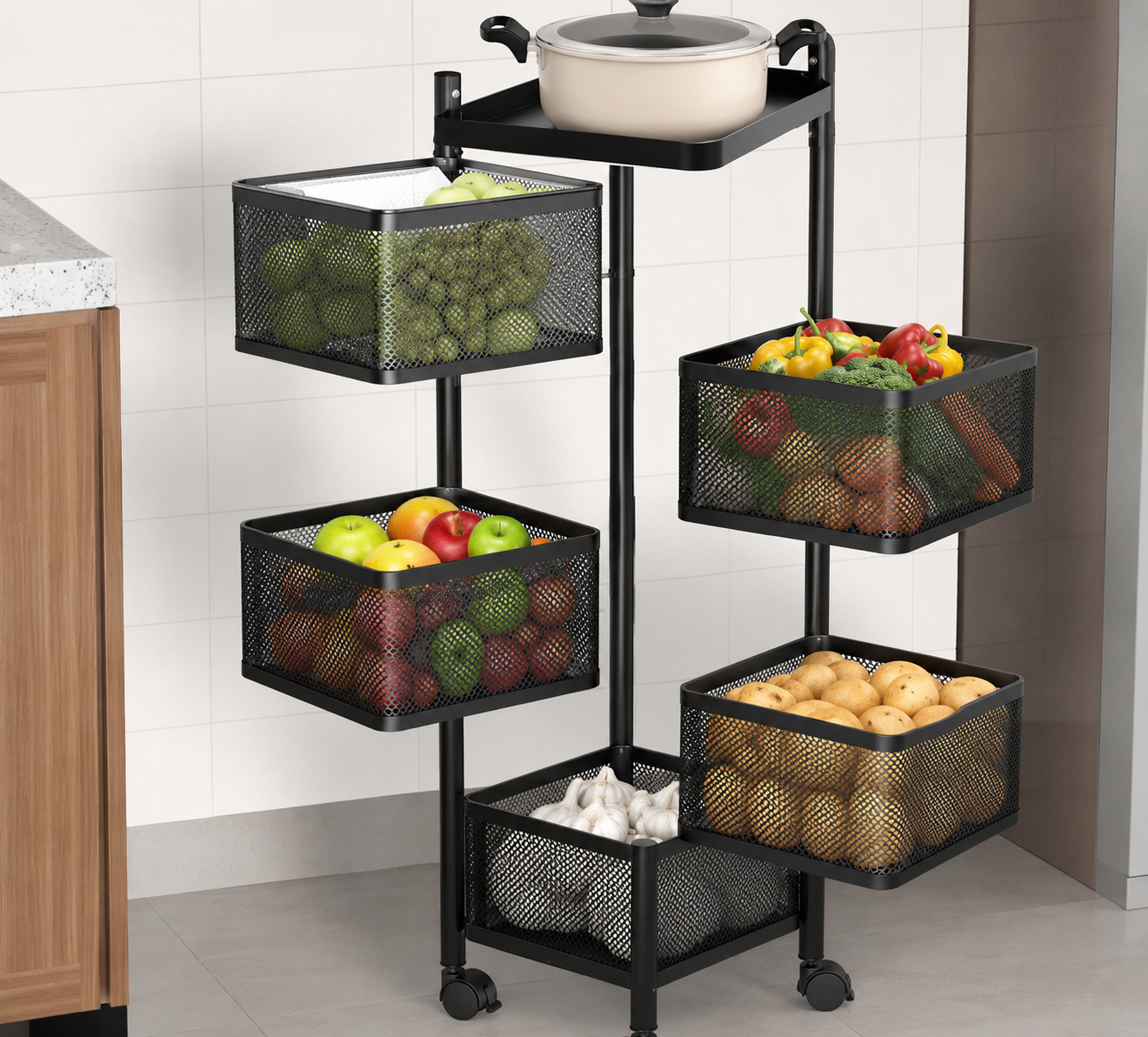 4/5 Layer Multipurpose Kitchen Storage Rack