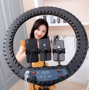 21 for photography "HQ LED Soft Ring Light Photography Makeup with 2.1mm Jmary Tripod Stand for YouTube Video Shooting Selfie