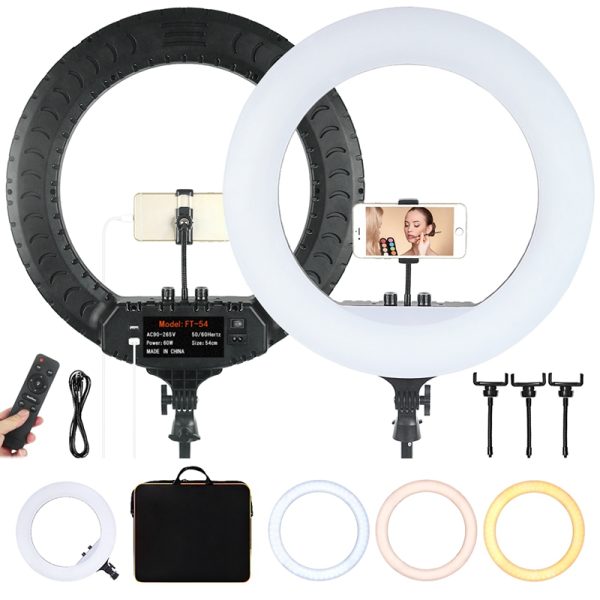 Best F-450 18 inch Ring Light - With 7ft Light Stand Touch Control And Remote Control - Image 4