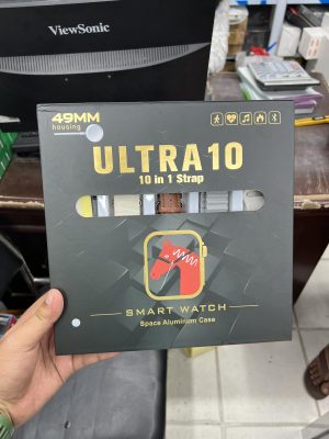 Ultra 10-10 in 1 Strap Smart Watch-449mm with Silicon Cover-Wireless Charger-eTrail