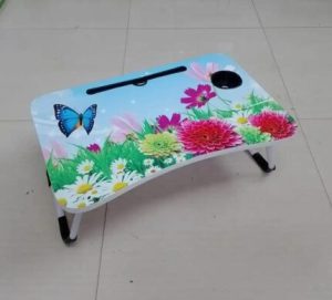 Folding table flowers