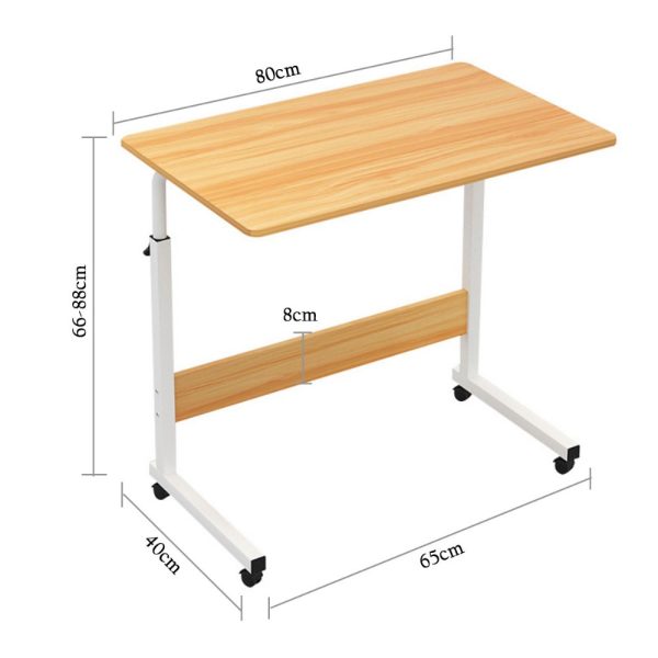 Manual Height Adjustable Laptop Table ,Portable Studying Desk Height Adjustable Bedside Laptop Table multicolor - Image 3