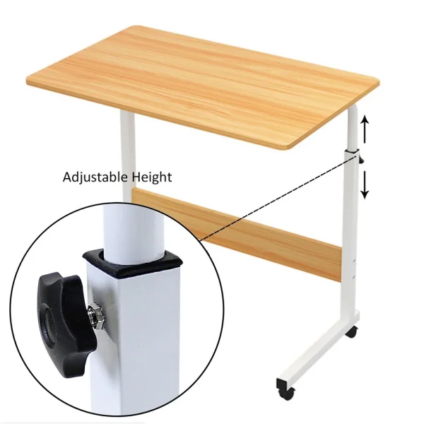 Manual Height Adjustable Laptop Table ,Portable Studying Desk Height Adjustable Bedside Laptop Table multicolor - Image 2