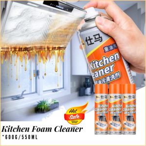 Kitchen Oil Stain Cleaner 550ml Kitchen Cleaner Foam Cleaning Spray