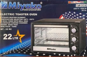 22 Liter Miyako Electric Toaster Oven (MT-22RC)