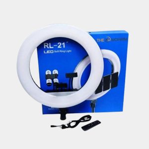 RL-21  inch Ring Light 1.9M Led Circle Ring Lights 3 Phone Holders 72W Remote Controller Tiktok – Only Ring Light