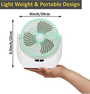 Mini Fan JY 1880Table Top Fan with LED Light