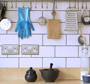 Magic Dishwashing Gloves with Scrubber