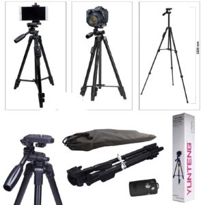 YUNTENG-3388 Professional  Tripod with Remote for Camera and Mobile (4.8 feet)
